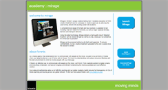Desktop Screenshot of mirage.kineticww.com